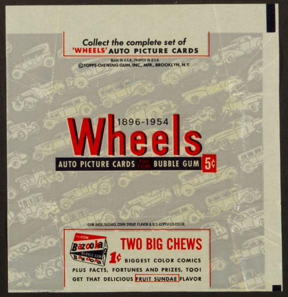 1954 Topps Wheels